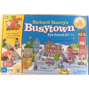 Richard Scarry's Busytown Eye Found It! Children's Board Game